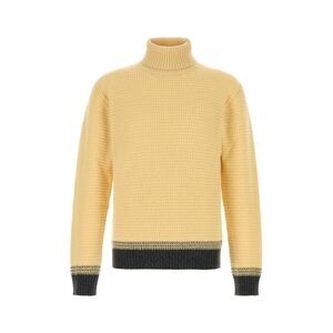 Zegna Men Yellow Cashmere Sweater